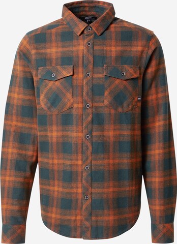 Iriedaily Button Up Shirt 'Rosomako' in Orange: front