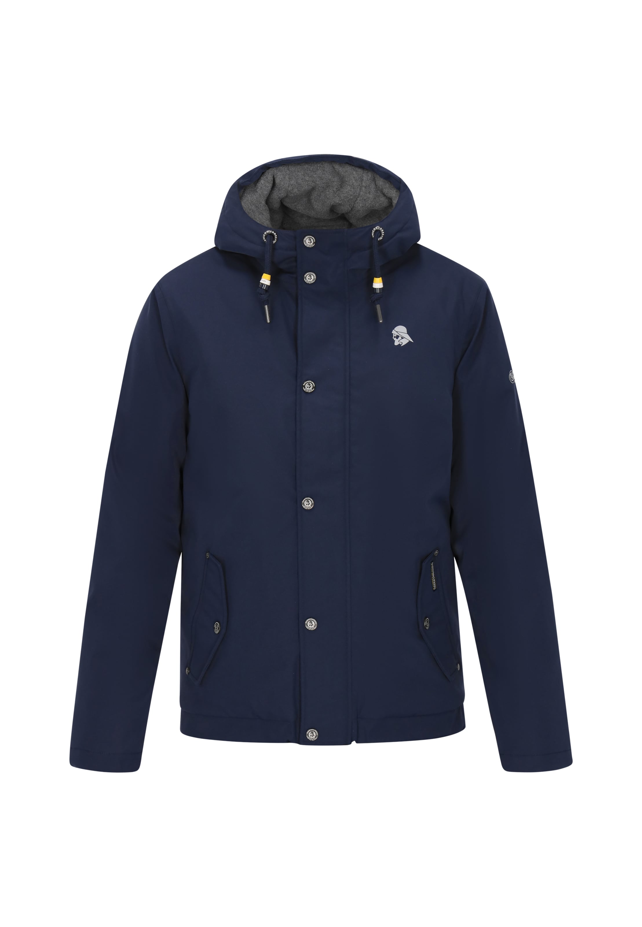 Schmuddelwedda Funktionsjacka i blå: framsida