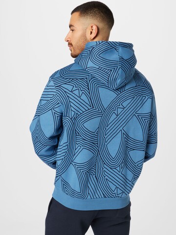 ADIDAS ORIGINALS Sweatshirt 'Original Athletic Club Allover Print' in Blau