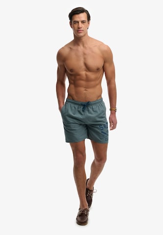 Superdry & Co Board Shorts in Green