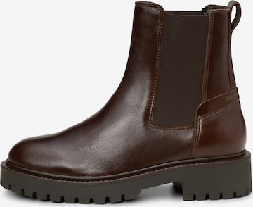 Marc O'Polo Chelsea-Boot Model Phia ' aus edlem Rindleder ' in Braun: Vorderseite