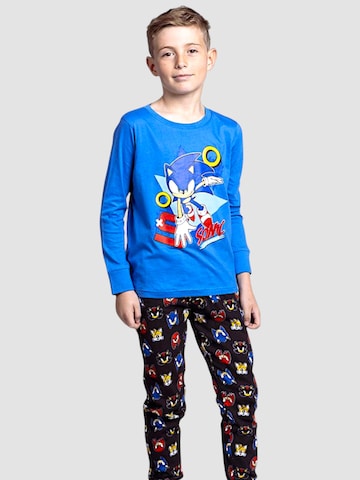 Sonic Pajamas 'Sonic The Hedgehog Schlafanzug' in Blue