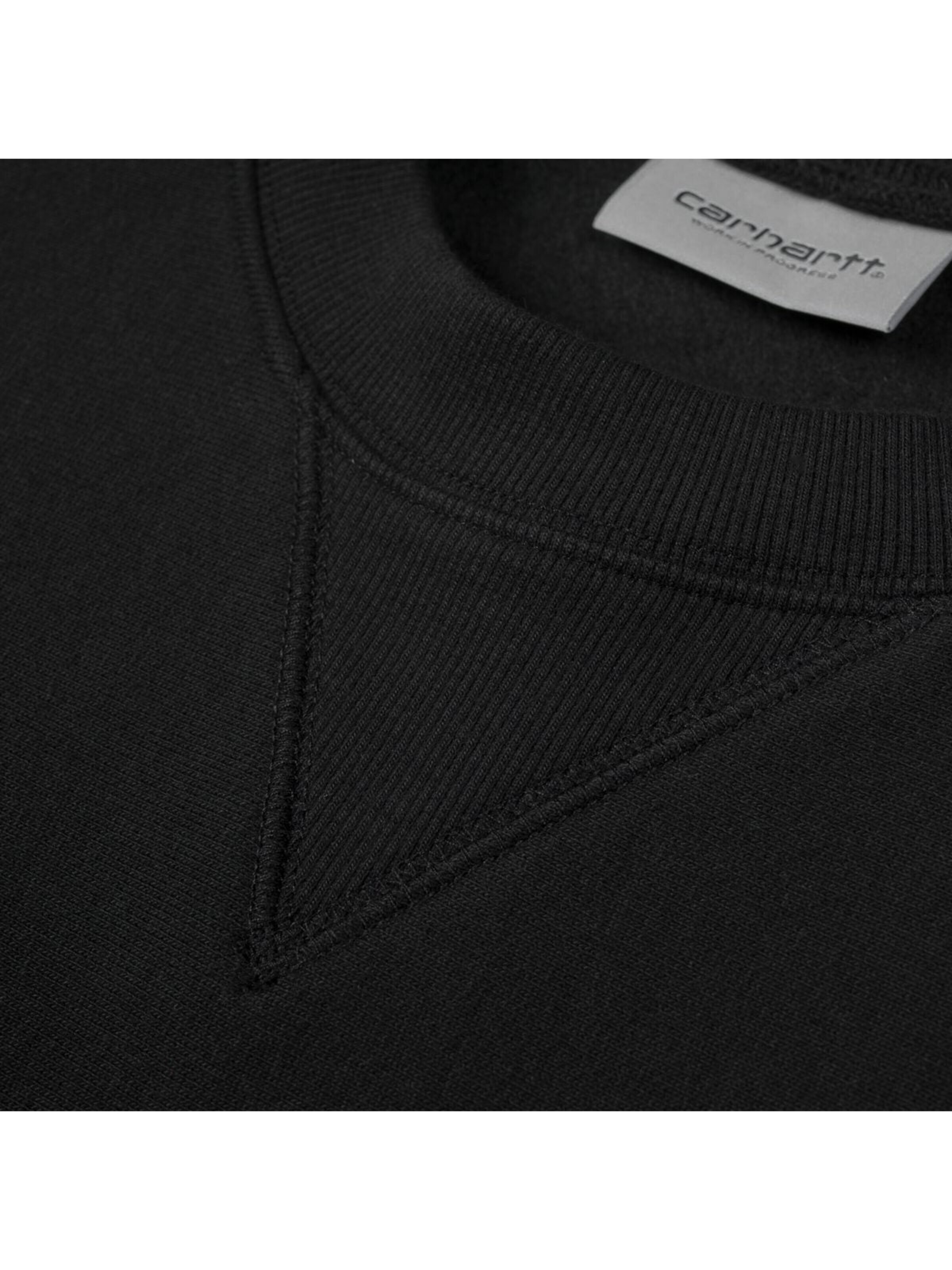 Carhartt WIP Pullover 'American Script'‌‌‌‌‌‌‌‌ in Schwarz