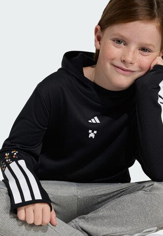 ADIDAS SPORTSWEAR Sportief sweatshirt 'Adidas x Minecraft' in Zwart
