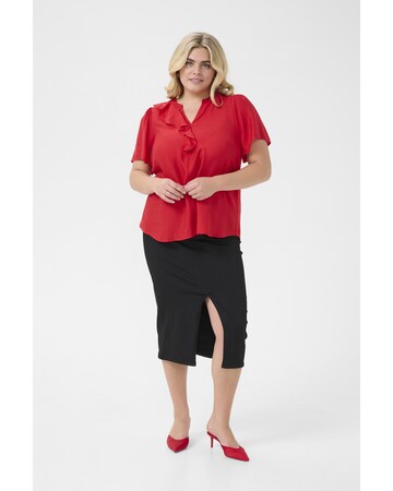 KAFFE CURVE Blouse 'Tera' in Red