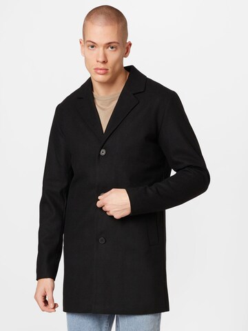 Cappotto di mezza stagione 'Tommy' di JACK & JONES in nero: frontale