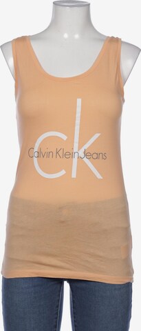 Calvin Klein Jeans Top M in Orange: predná strana