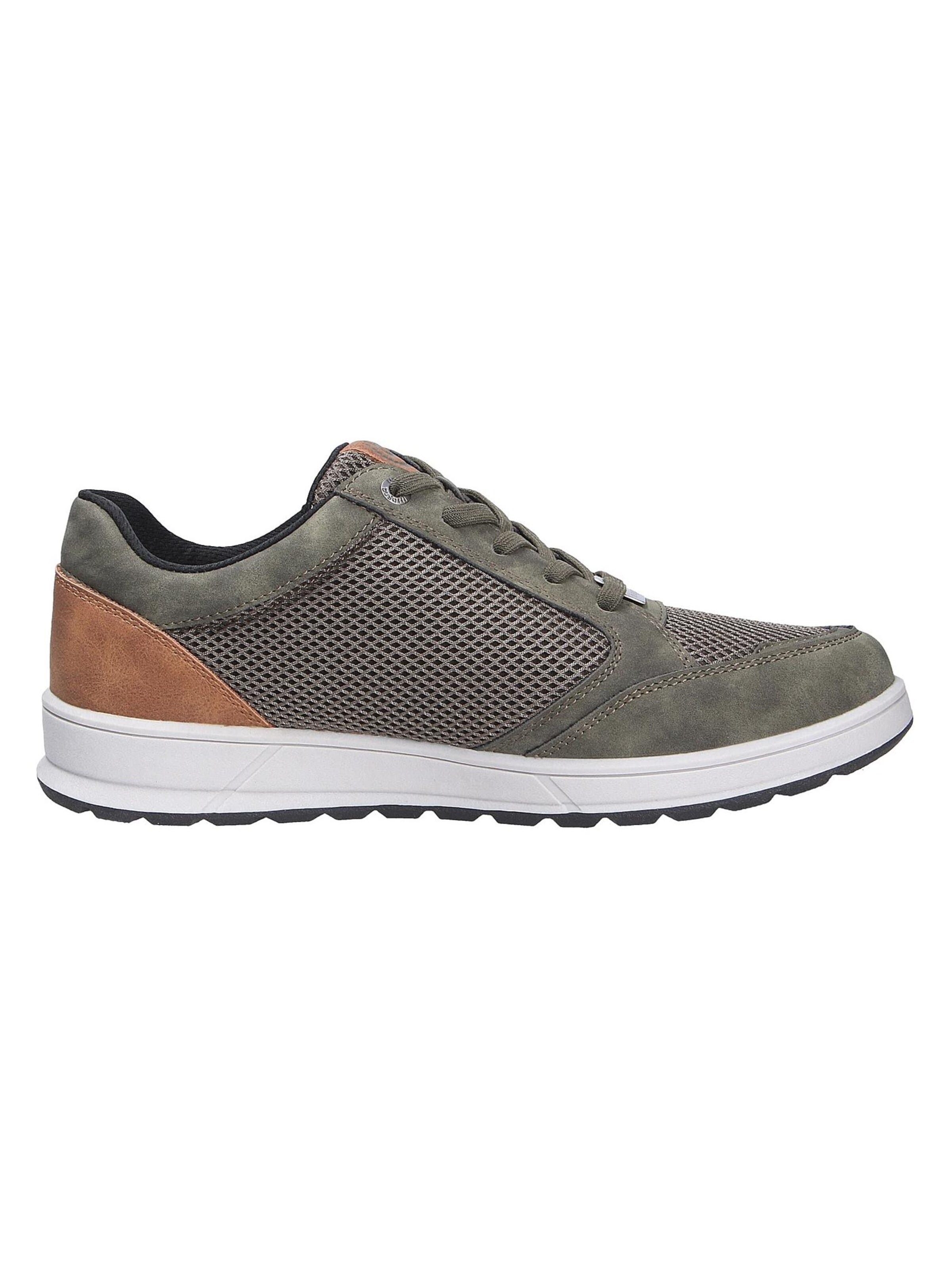 Baskets basses bugatti en vert