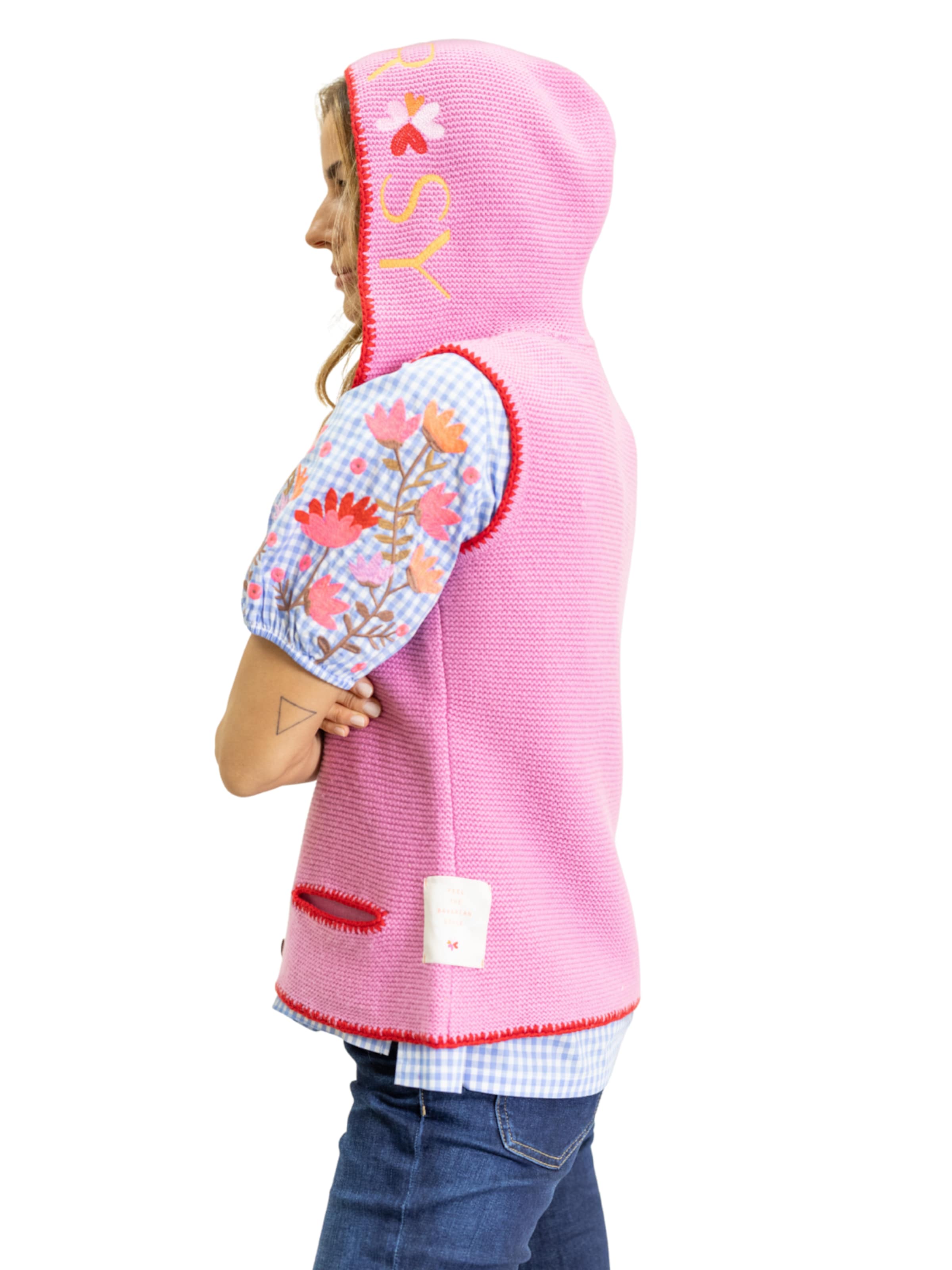 LIKS. Munich Strickjacke in Pink