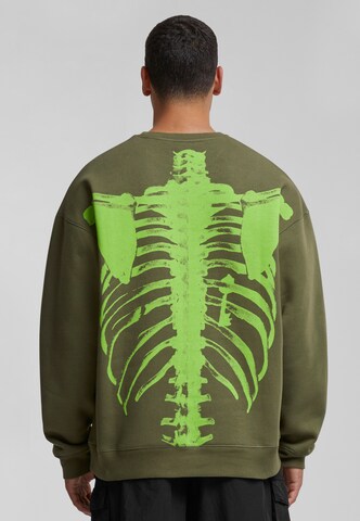 ZOO YORK Sweatshirt 'Skeleton' in Green: front