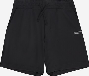 Abercrombie & Fitch Normalny krój Spodnie 'JORDAN' w kolorze czarny: przód