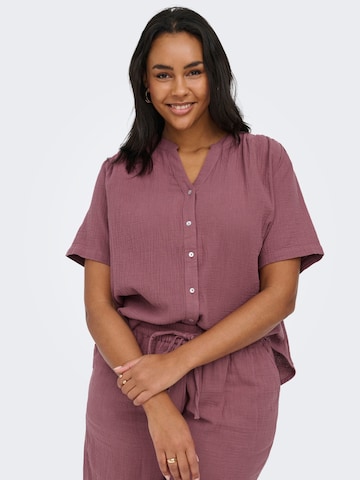 Chemisier 'CARThyra' ONLY Carmakoma en marron