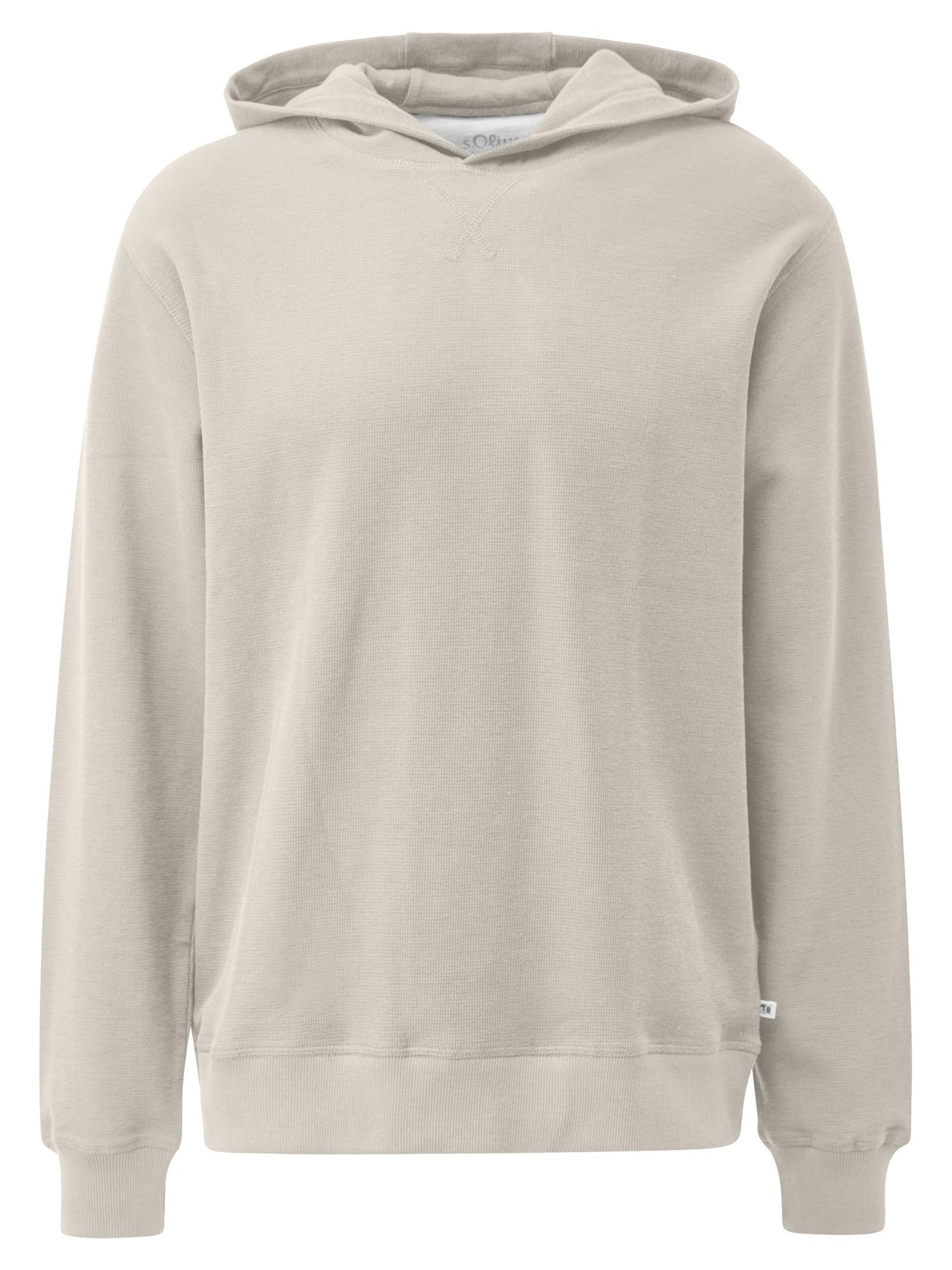 s.Oliver Sweatshirt in Beige: Vorderseite