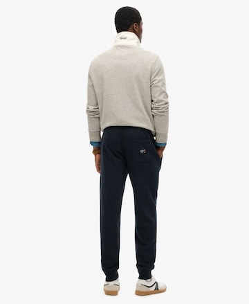 Superdry Tapered Hose 'Essential' in Blau