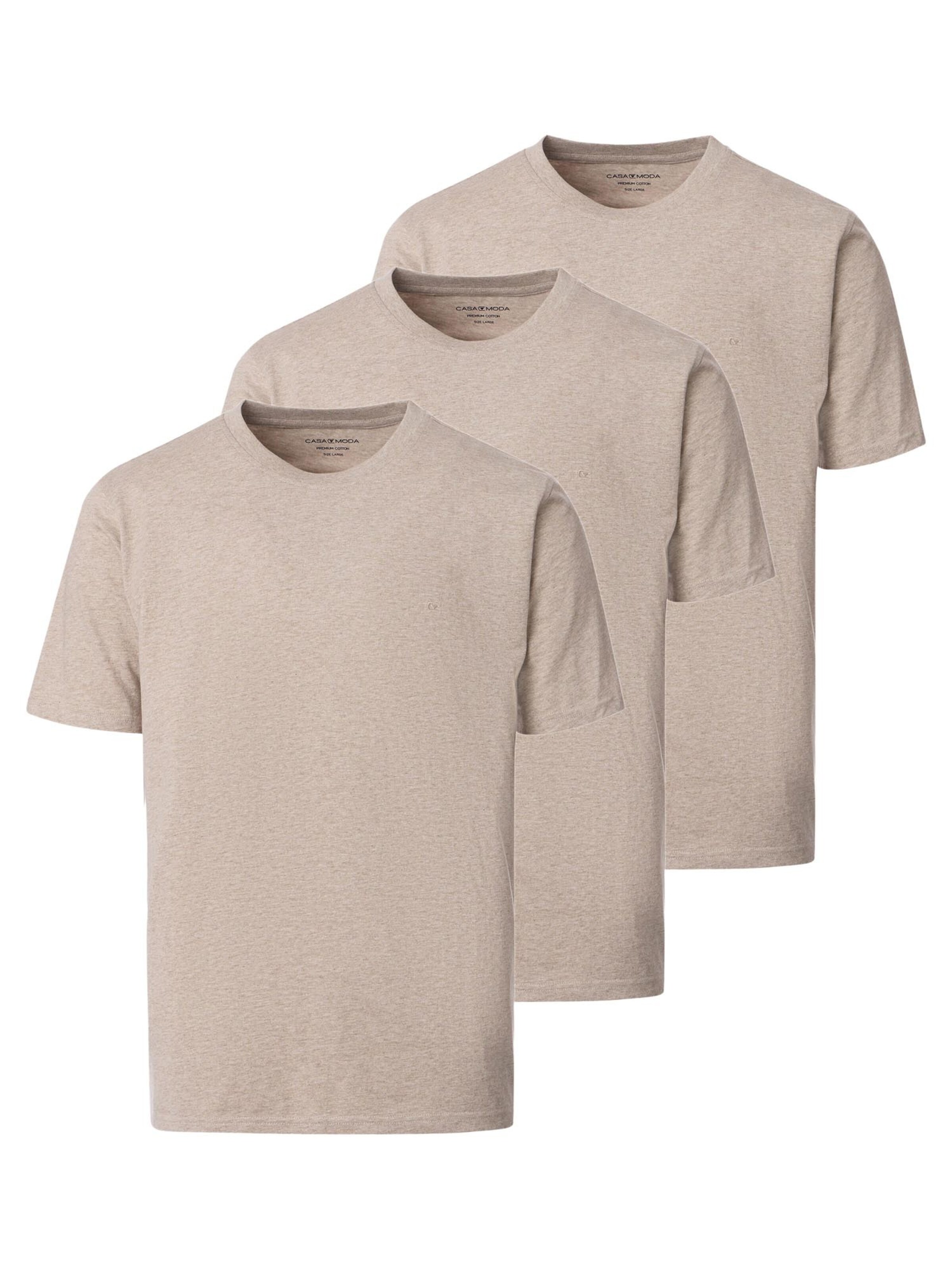 CASAMODA Shirt 'Basic' in Beige: front