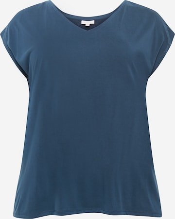 ONLY Carmakoma Shirt 'Nicky' in Blauw: voorkant