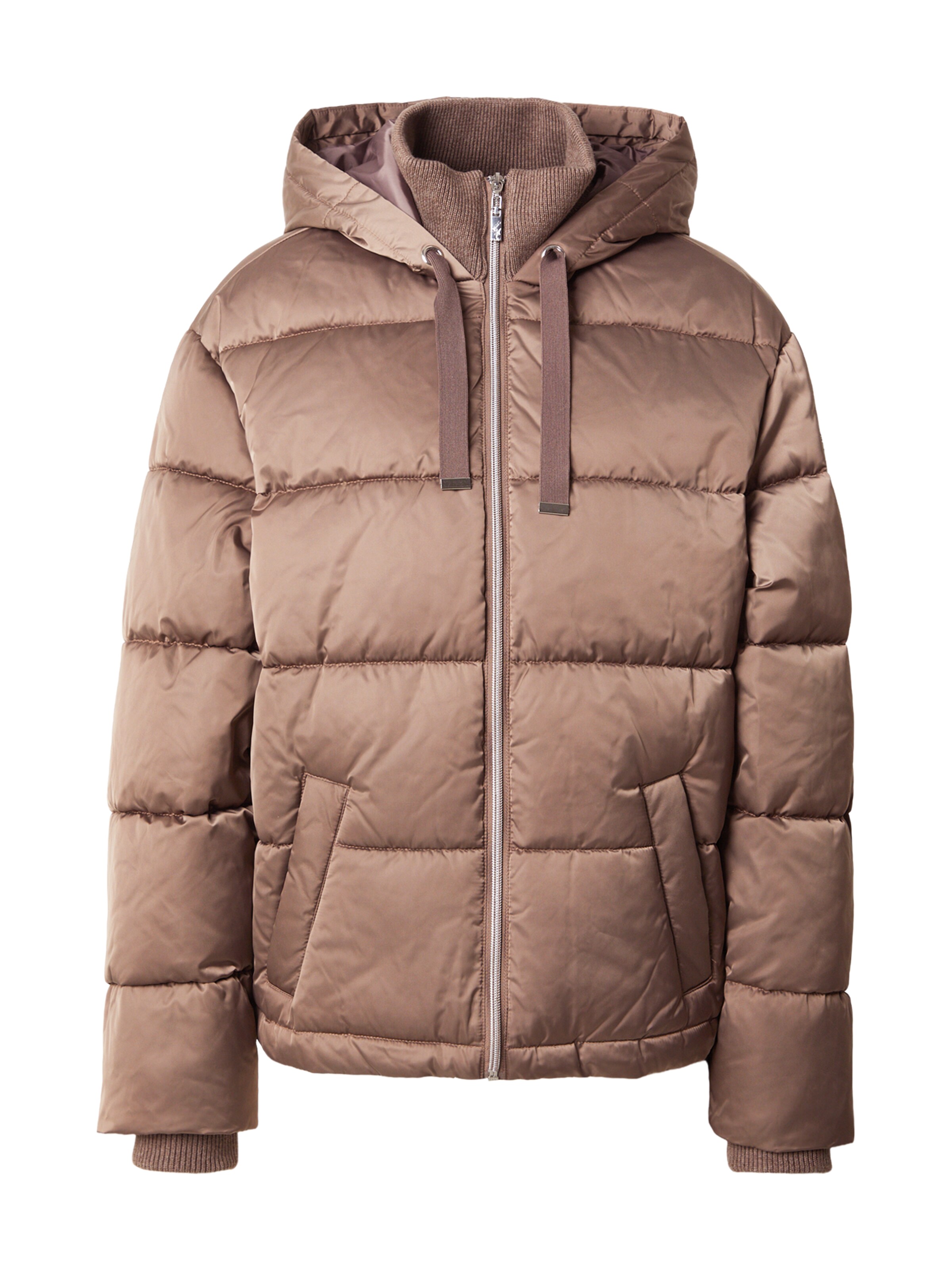 Veste mi-saison monari en marron : devant