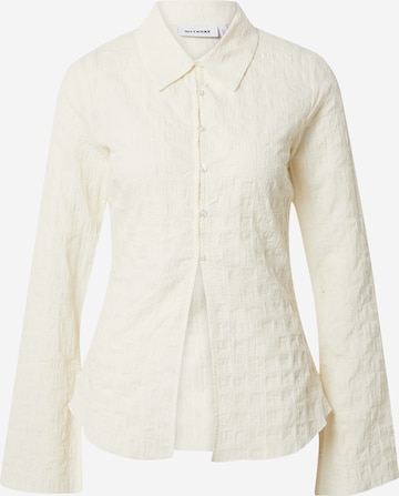 WEEKDAY Blouse in White: front