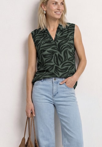 STREET ONE Vest in Green: front