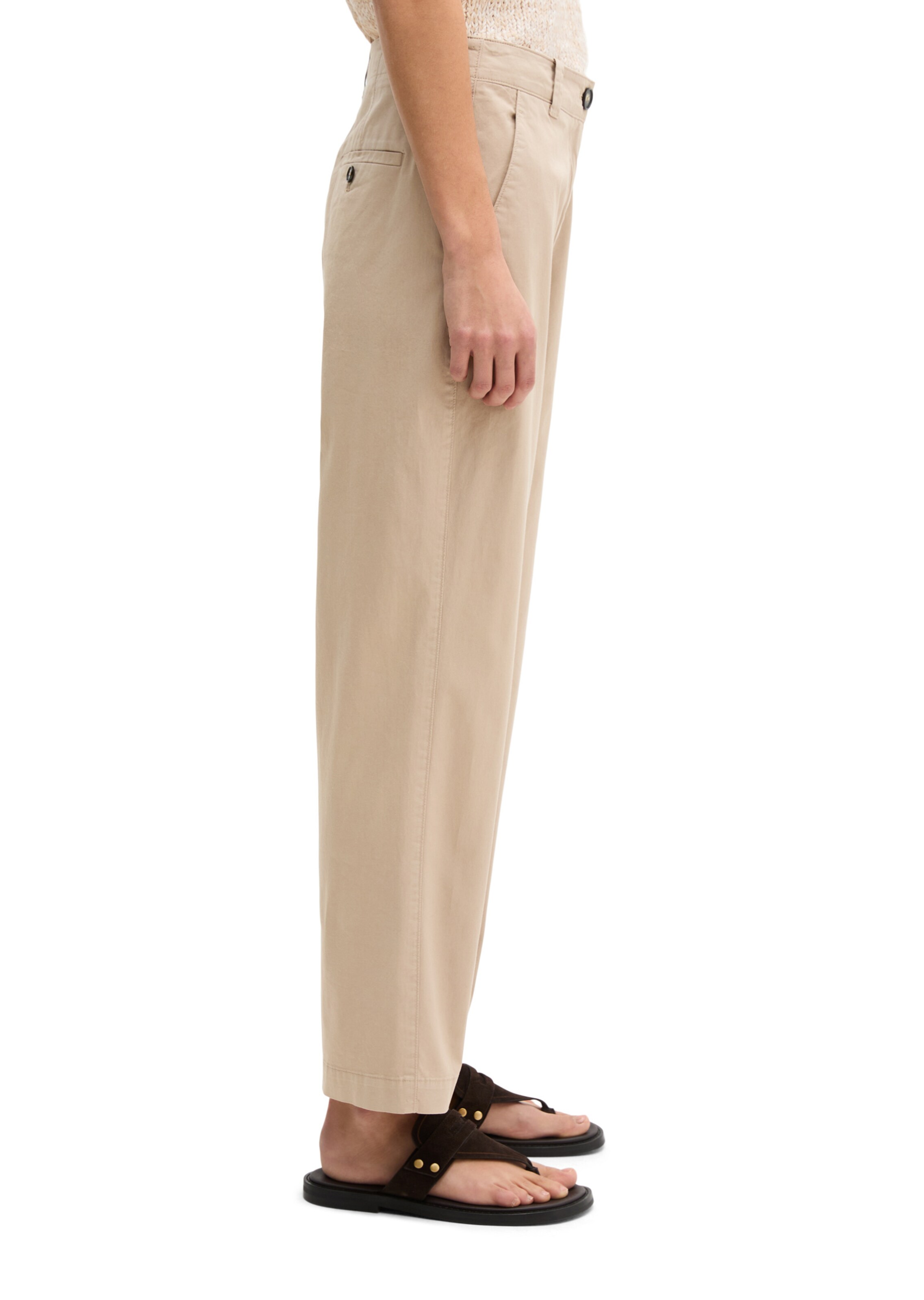 Marc O'Polo Tapered Hose 'Rimka in Braun