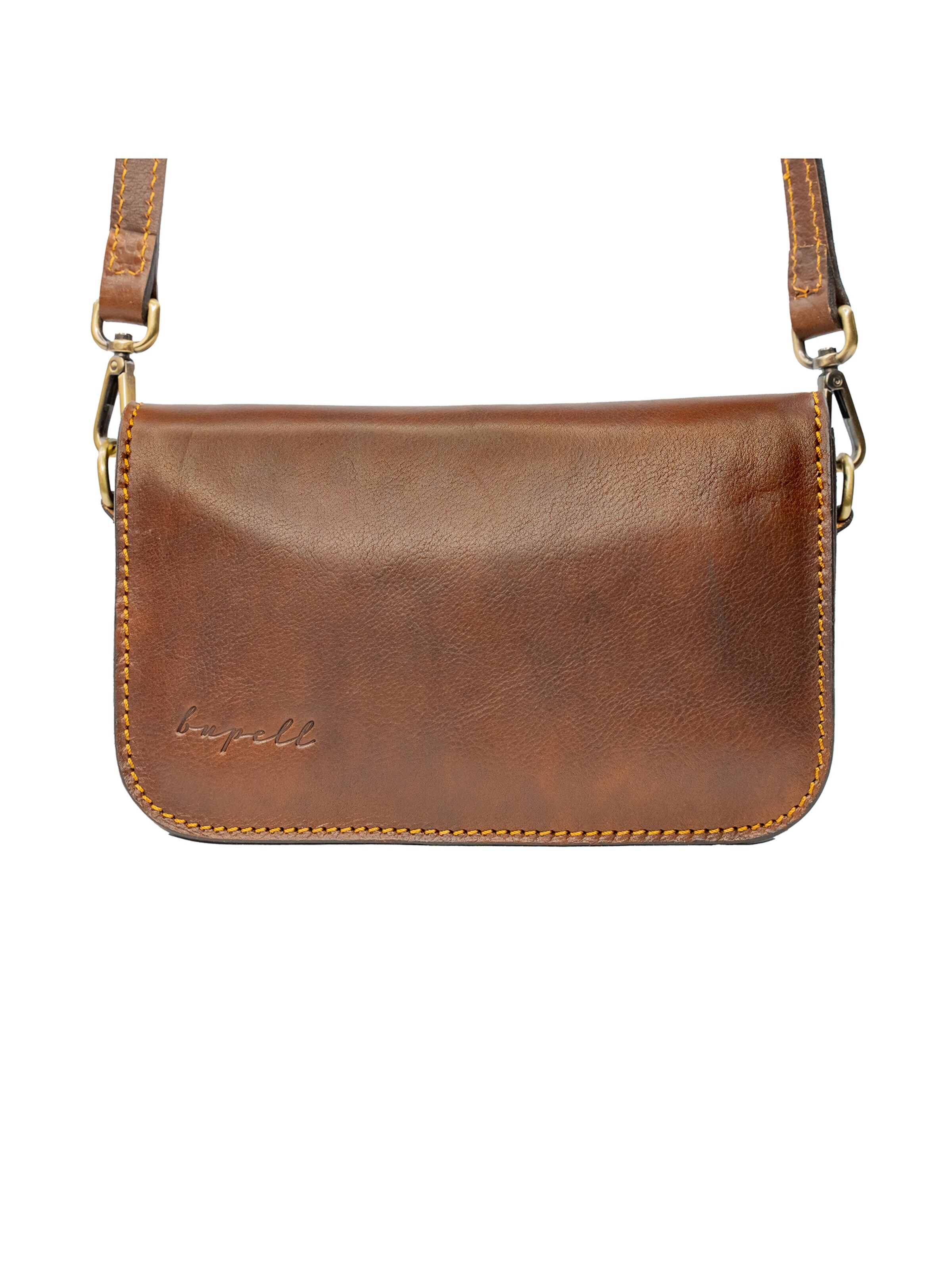 bupell Schultertasche 'Cinzia'‌‌‌‌‌‌‌‌‌ in Braun