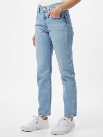 LEVI'S ® Regular Jeans '501 Jeans For Women' i blå: framsida