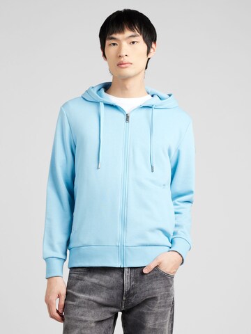 Colmar Zip-Up Hoodie in Blue: front