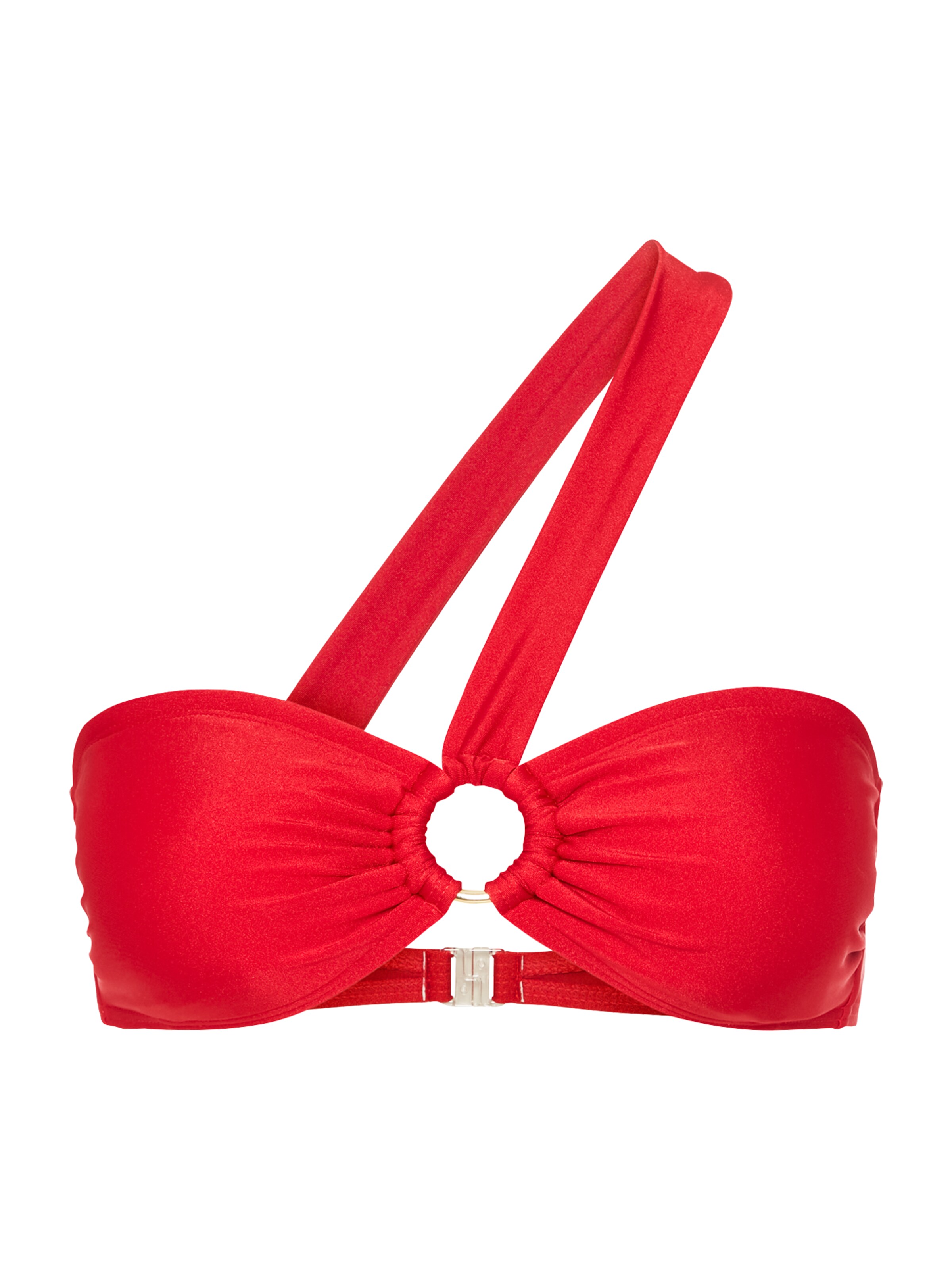 LSCN by LASCANABandeau Bikini gornji dio 'Baila' - crvena boja: prednji dio