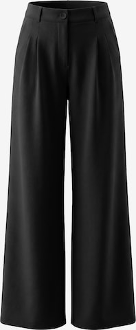 Wide leg Pantaloni con pieghe di Imily Bela in nero: frontale