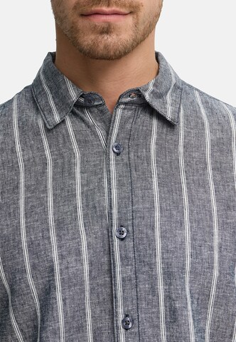 INDICODE JEANS Regular Fit Hemd 'Trypper' in Grau