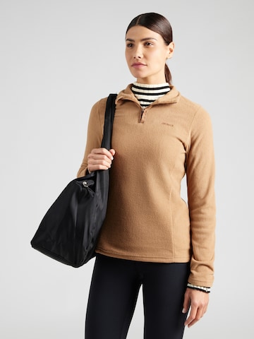 PROTEST Sportpullover 'PRTRemutez' in Braun: Vorderseite