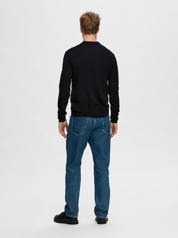 SELECTED HOMME Sweater 'Own' in Blue