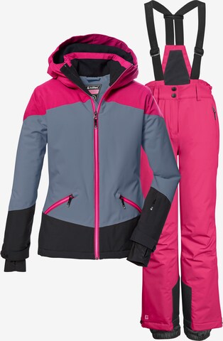 KILLTEC Tracksuit in Pink: front