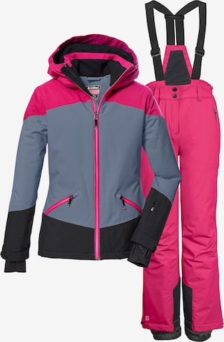 KILLTEC Tracksuit in Pink: front