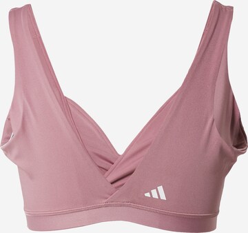 ADIDAS PERFORMANCE Bustier Sport-BH 'Essentials Studio Light-Support Nursing' in Lila