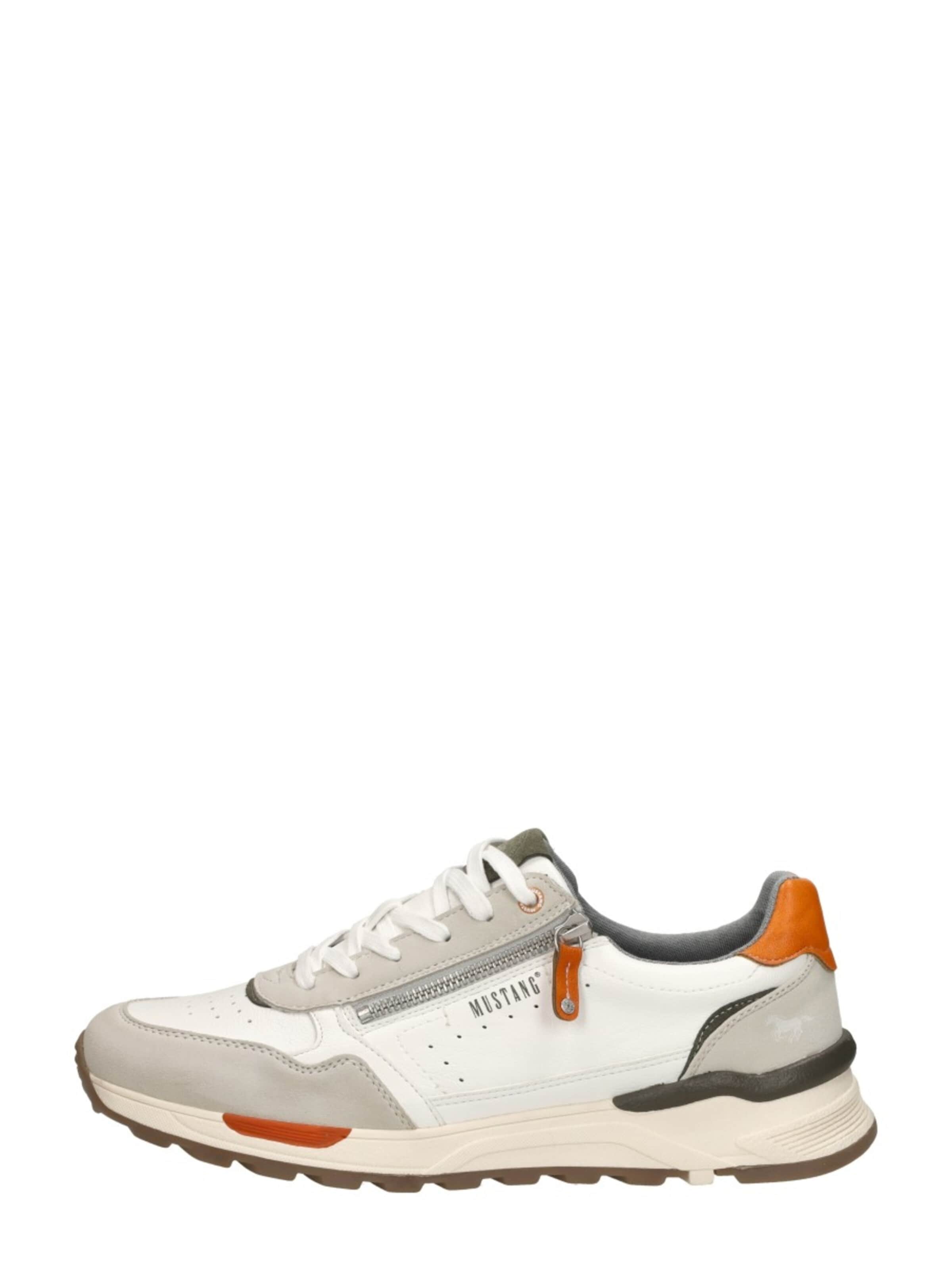Baskets basses 'Sneakers Laag' MUSTANG en blanc : devant