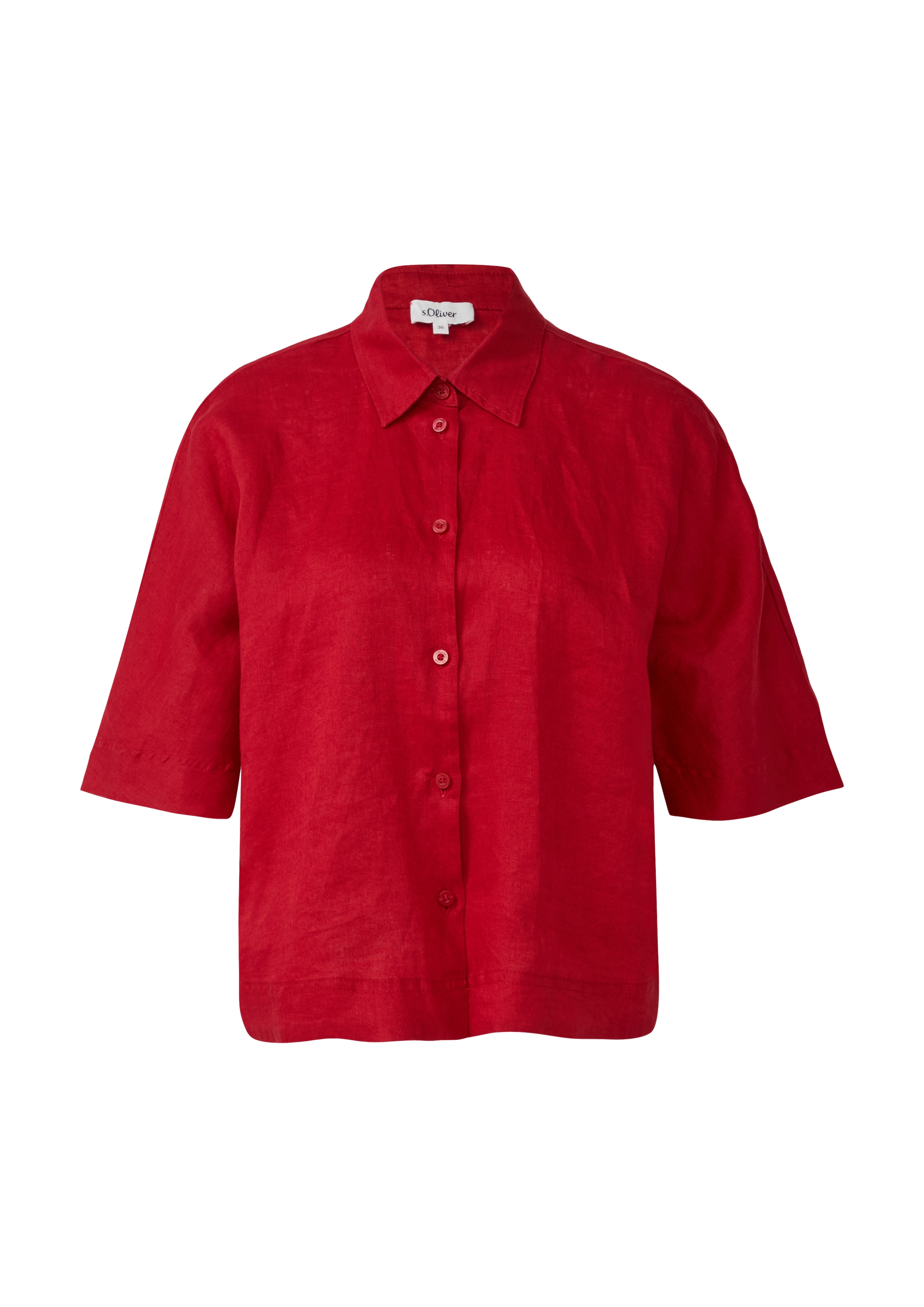 sarkans s.Oliver Blūze: no priekšpuses