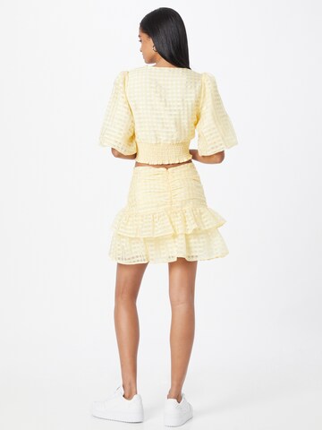 Jupe 'Simone' Gina Tricot en jaune