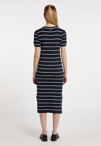 DreiMaster Maritim Knitted dress in Blue