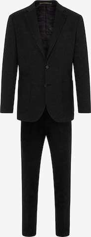 BENVENUTO Slimfit Anzug in Schwarz: Vorderseite