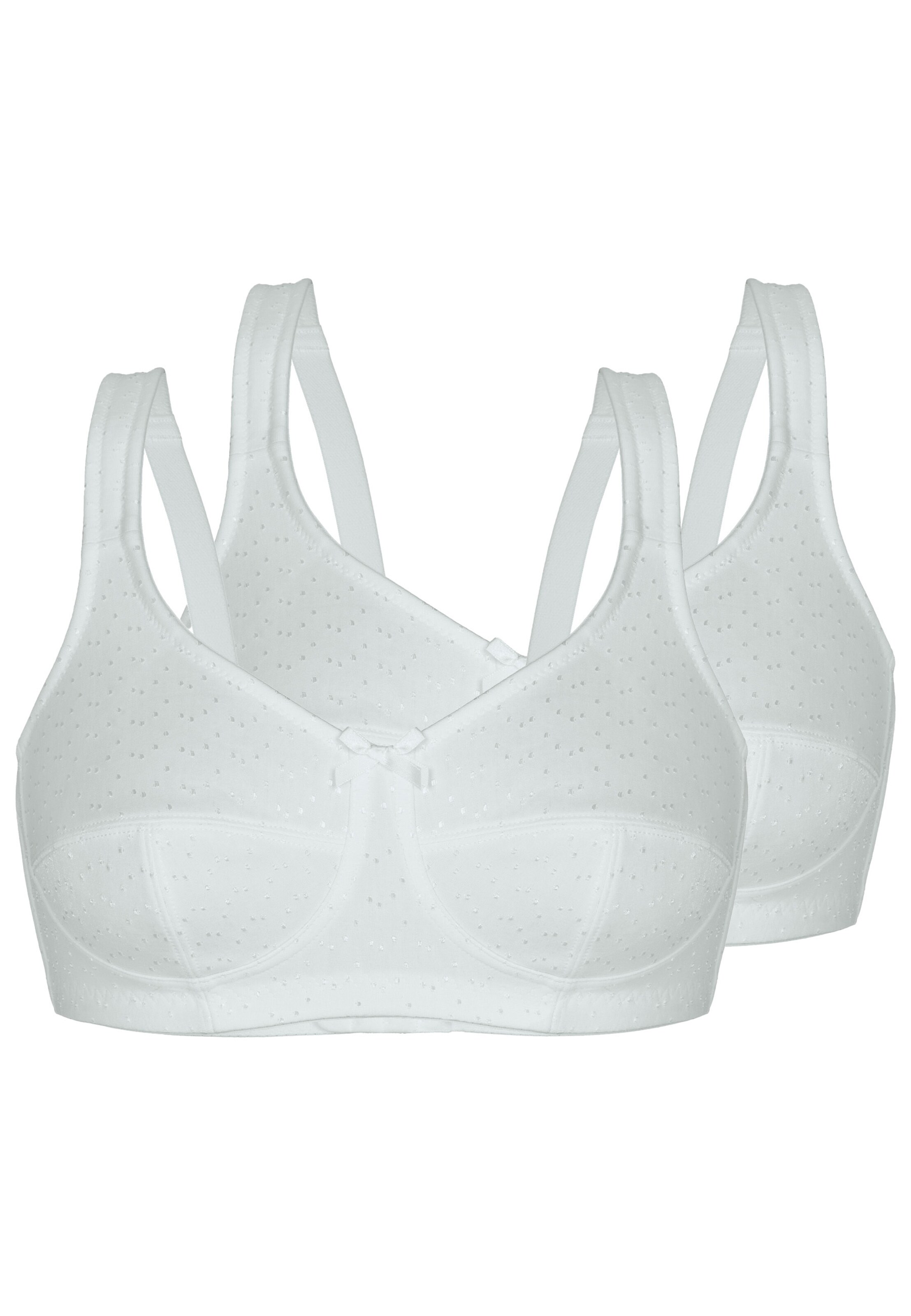 sassa Bralette Bra 'Dot' in Beige: front