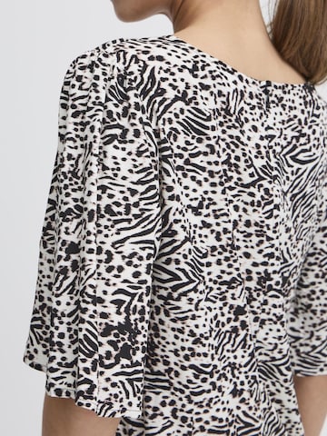 PULZ Jeans Blousejurk 'PZNELLY' in Zwart