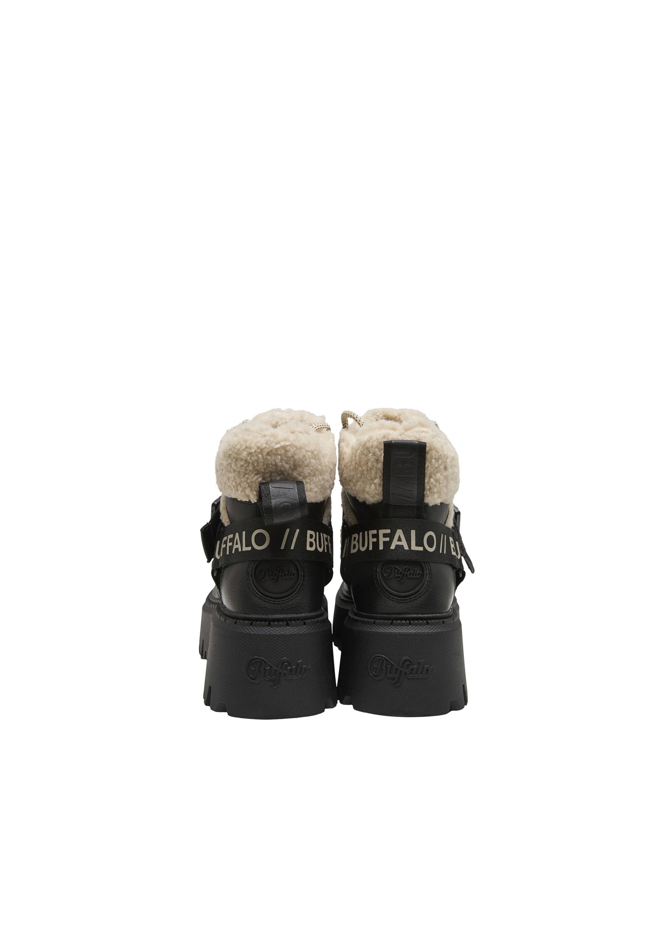 Bottines à lacets 'ASPEN' BUFFALO en noir