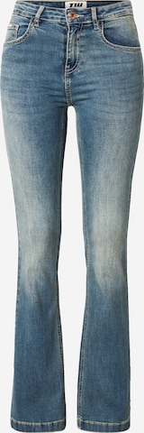 Jeans de la Tally Weijl pe albastru: față