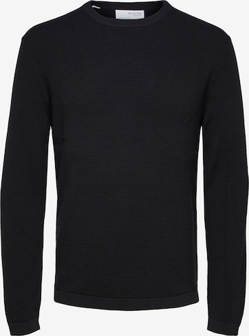 SELECTED Sweater 'Rocks' in Black: front
