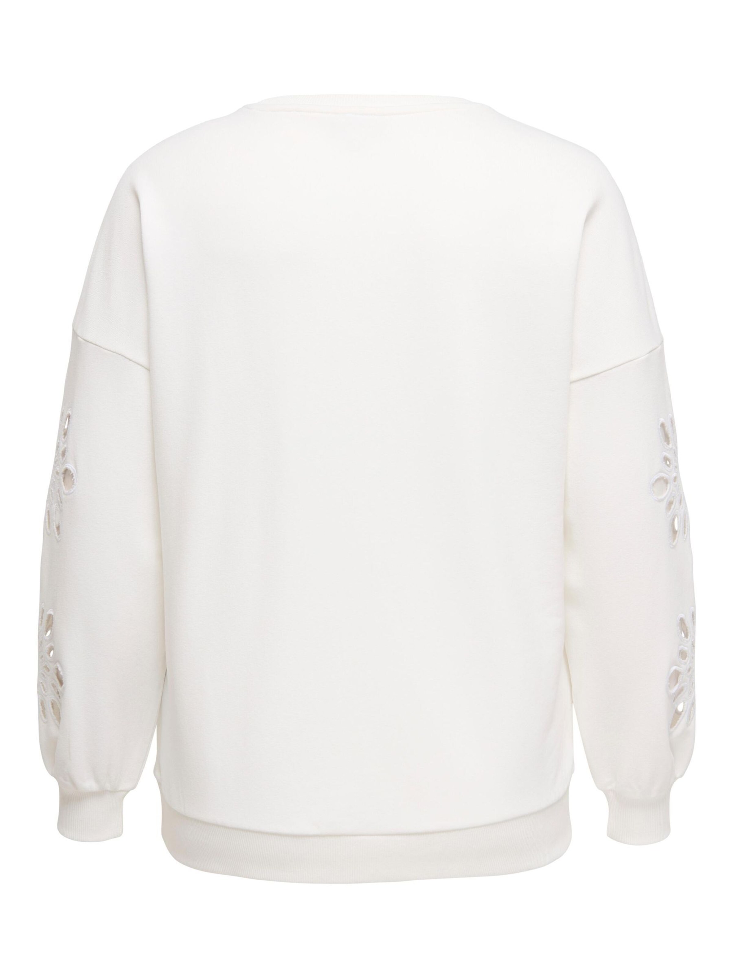 Felpa 'WINNIE' di ONLY Carmakoma in bianco