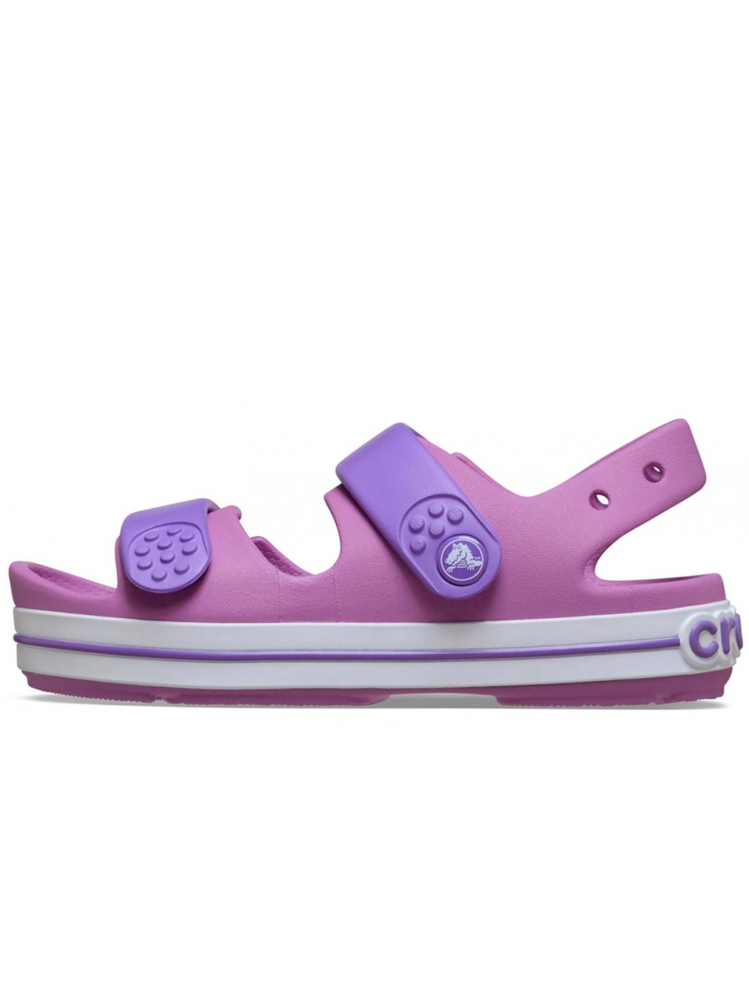 Chaussures ouvertes Crocs en rose : devant