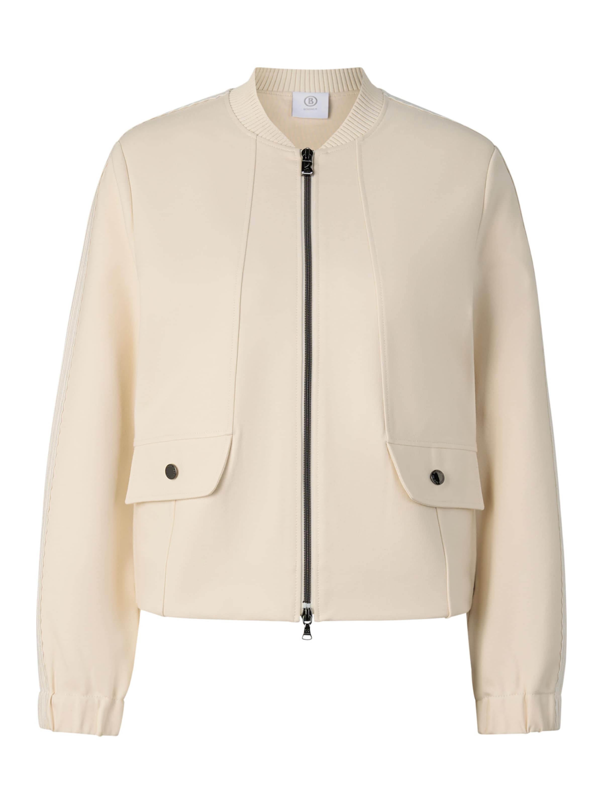 BOGNER Sweatjacke 'Luisa' in Beige: Vorderseite