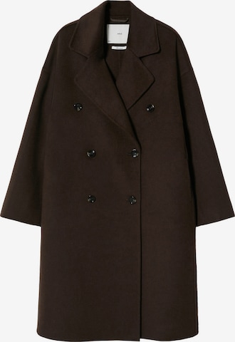 MANGO Between-Seasons Coat 'Picarol' in Brown: front