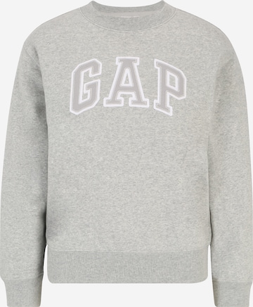 Gap Petite Sweatshirt 'HERITAGE' in Grijs: voorkant